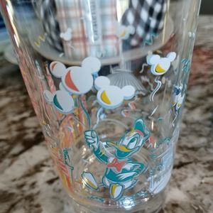 Vintage 1996 McDonald's Disney 25TH ANNIVERSARY Donald Duck glass.